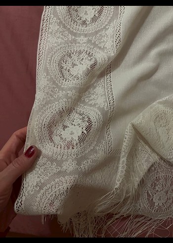 Bohem Dantel Detaylı Mini Pareo - Görsel 10
