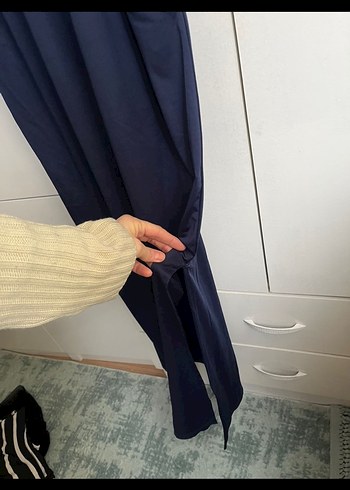 Lacivert Elbisesi - Görsel 2