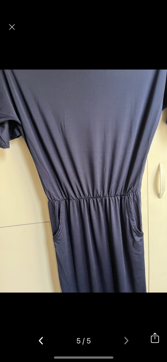 Lacivert Elbisesi - Görsel 4