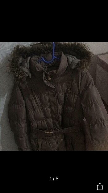 s Beden Bayan uzun şişme mont