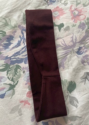 Pamuk saç bandı kızıl kahve - Görsel 3