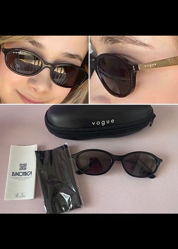 Vogue siyah Kadın Güneş Gözlüğü - Görsel 3