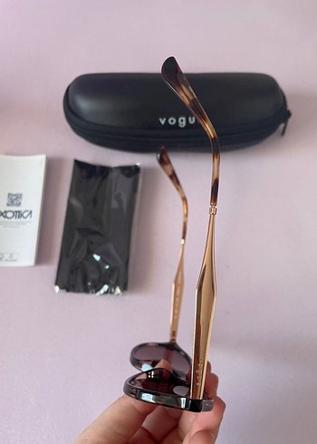 Vogue kahve pembe Kadın Gözlüğü - Görsel 4