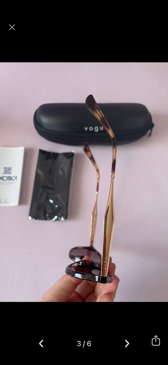 Vogue kahve pembe Kadın Gözlüğü - Görsel 4