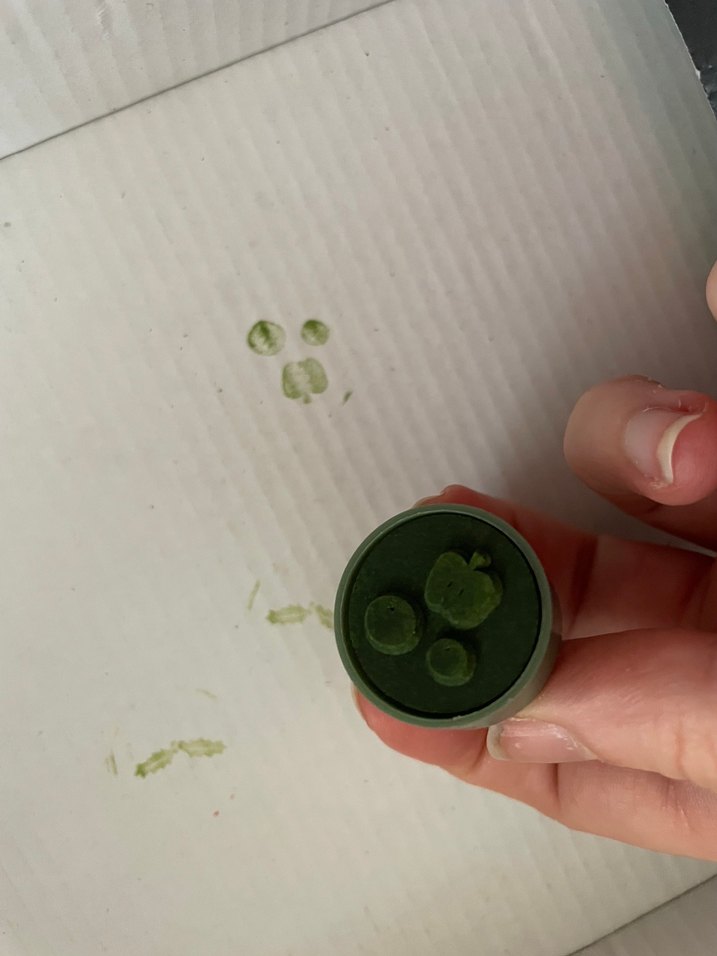 Metal kutulu 9lu damga seti stamp - Görsel 5