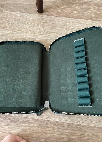 Galen leather fermuarlı deri 20li dolma kalem çantası - Görsel 4