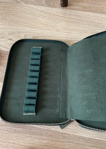 Galen leather fermuarlı deri 20li dolma kalem çantası - Görsel 3