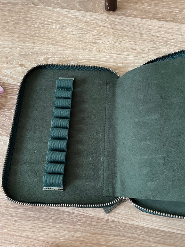 Galen leather fermuarlı deri 20li dolma kalem çantası - Görsel 3