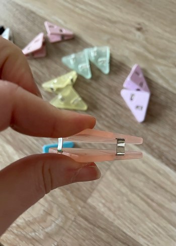 15li kumaş kağıt kenarı kıvrılma önleyici köşe Klipsi - Görsel 4