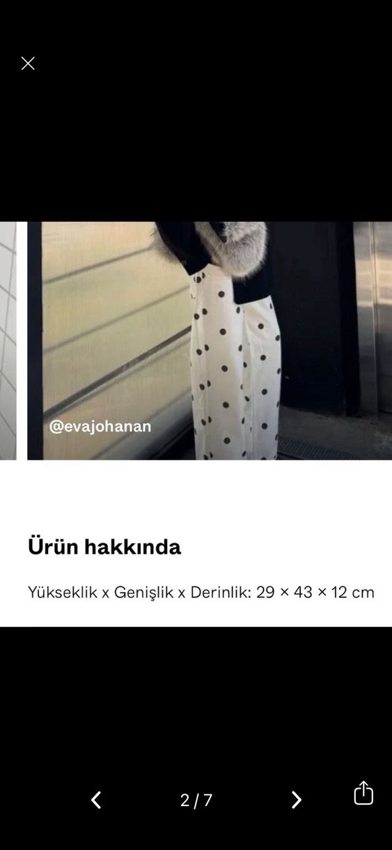 Tüylü Suni Kürk omuz Çantası - Görsel 2