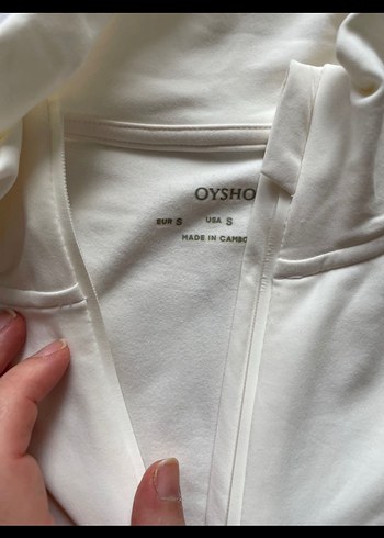 Oysho uzun kollu kışlık spor üst tshirt - Görsel 3