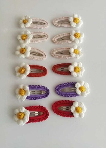 Papatyalı çıtçıt toka
