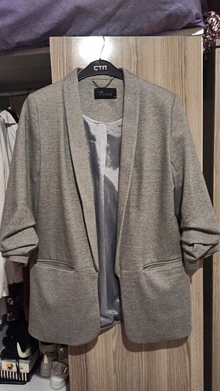 Gri blazer ceket 