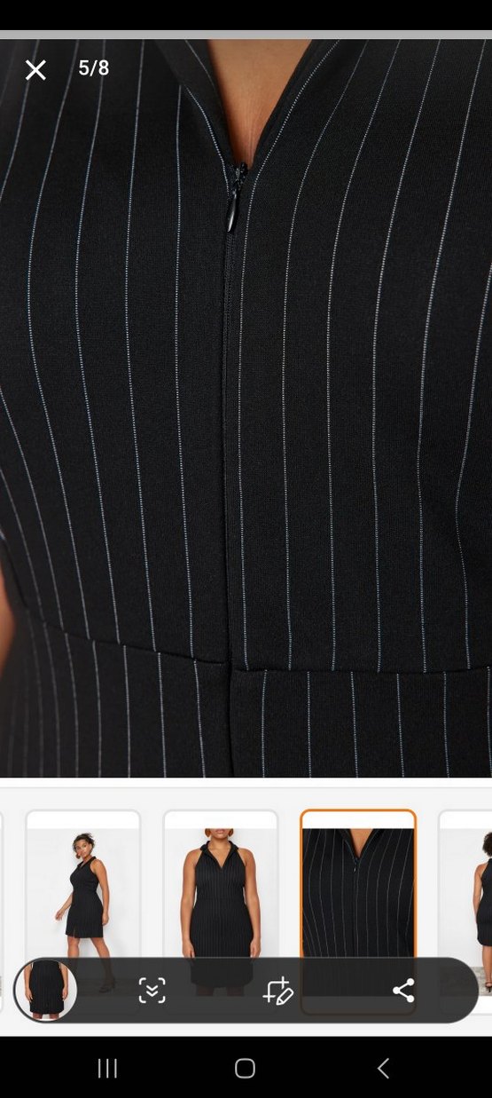 Straplez Midi Elbise - Görsel 3