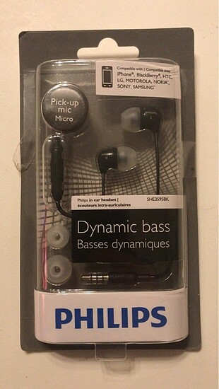 Philips dynamic bass kablolu kulaklık