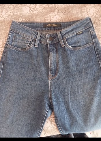 Düğmeli Kadın kot temiz - Görsel 3