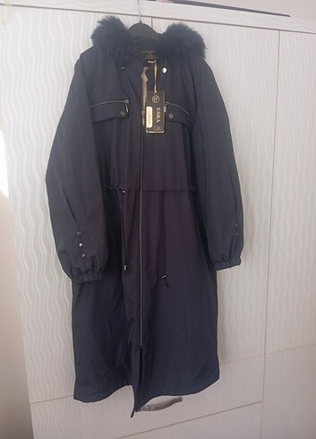 Lacivert 48 beden sıfır mont - Görsel 7