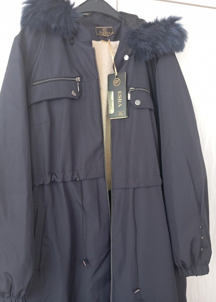 Lacivert 48 beden sıfır mont - Görsel 3