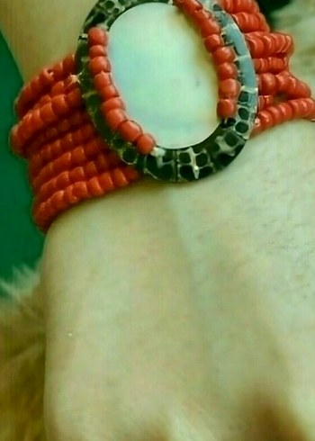Cartier Sedefli Mercan Bileklik