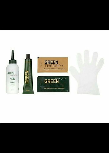 Green Therapy 7.0 Kumral Krem Saç Boyası - Görsel 2