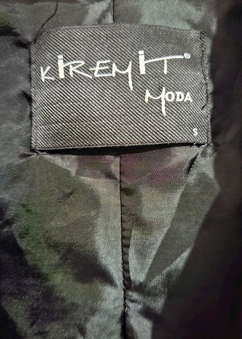 Düğmeli Siyah Midi Kadın Blazer - Görsel 4