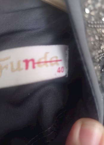 Gri Uzun Kollu Drapeli Abiye - Görsel 6