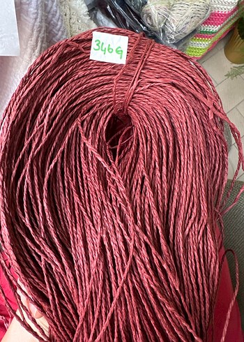 346 gr. Koyu Bordo Kağıt İp - Görsel 2