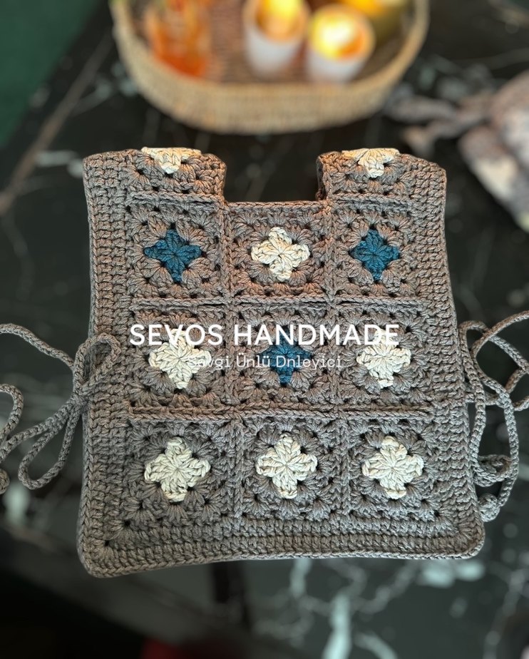 El örgüsü önlük model süveter - Görsel 3