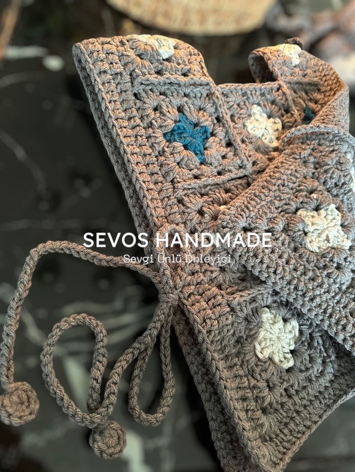 El örgüsü önlük model süveter - Görsel 4