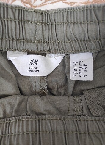 12-13 Yaş Beden HM KARGO PANTOLON