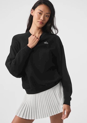 Alo Yoga Siyah Kadın Sweatshirt