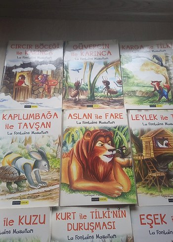 La Fontaine Masalları Çocuk Kitap Seti10adet