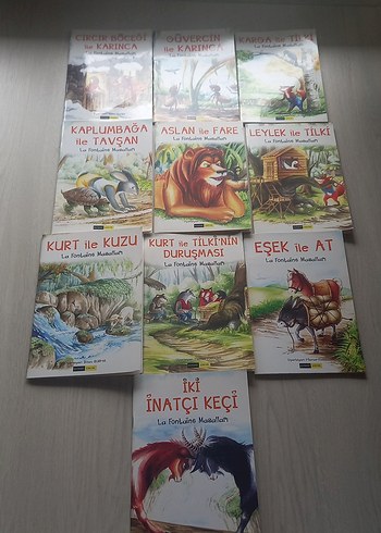 La Fontaine Masalları Çocuk Kitap Seti10adet