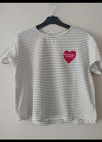 Çizgili t-shirt
