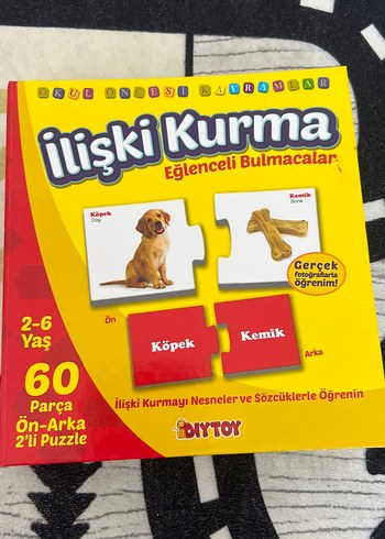 İlişki Kurma 2'li Ön-Arka Puzzle 60 Parça