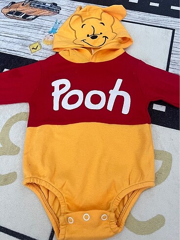 Winnie the pooh şapkalı tulum