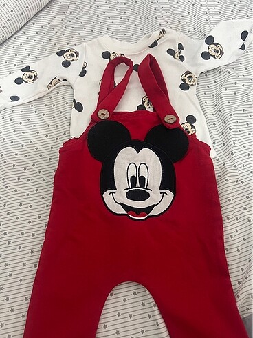Mickey mouse salopet takımı