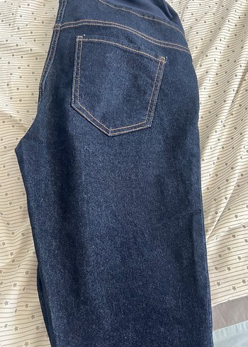 42 Beden Lacivert Hamile Kot Pantolon