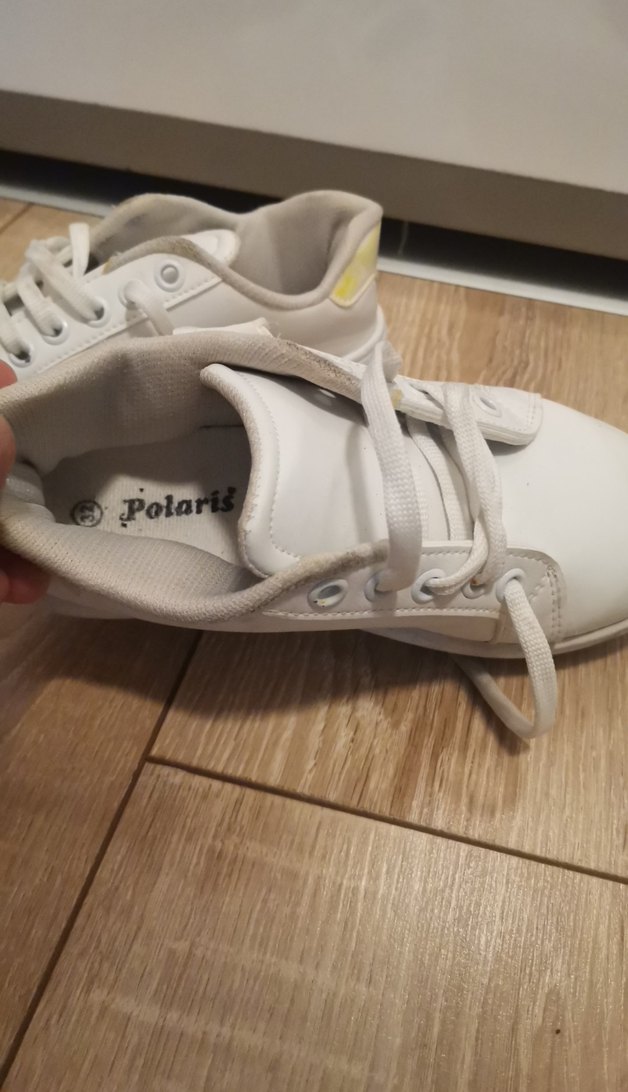 Uniseks Beyaz Bağcıklı çocuk Spor Ayakkabı - Görsel 2