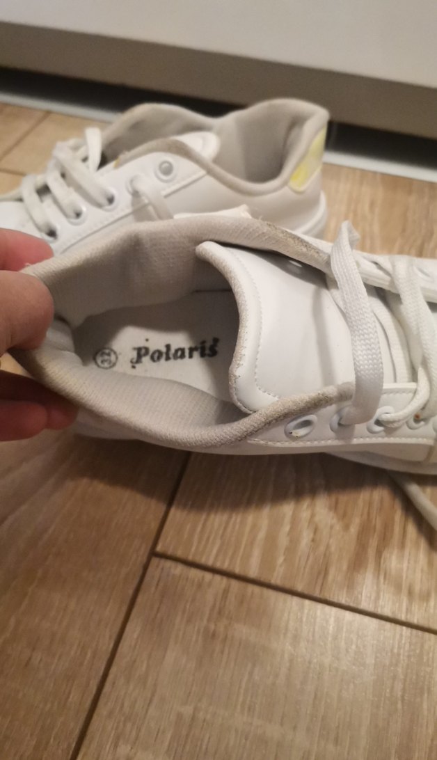 Uniseks Beyaz Bağcıklı çocuk Spor Ayakkabı - Görsel 3