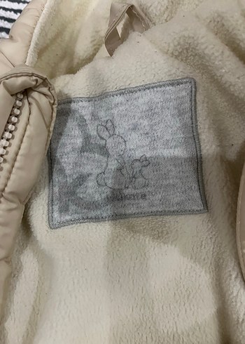 Bebek Kız Kapüşonlu Beyaz Kar Tulumu - Görsel 5