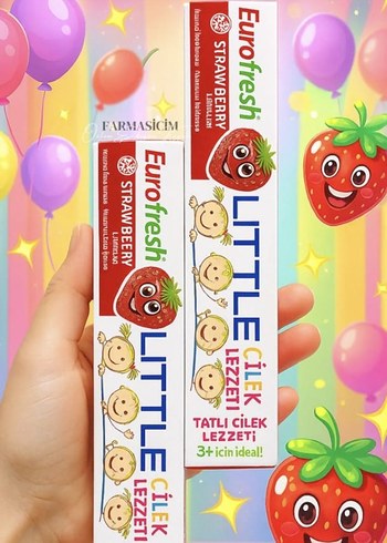Farmasi Eurofresh Çilek Aromalı Çocuk Diş Macunu