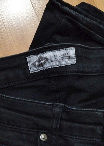 Lee Cooper Düz Siyah Erkek Kot Pantolon