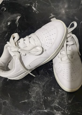 Beyaz Bağcıklı kız çocuk Spor Ayakkabıl - Görsel 2