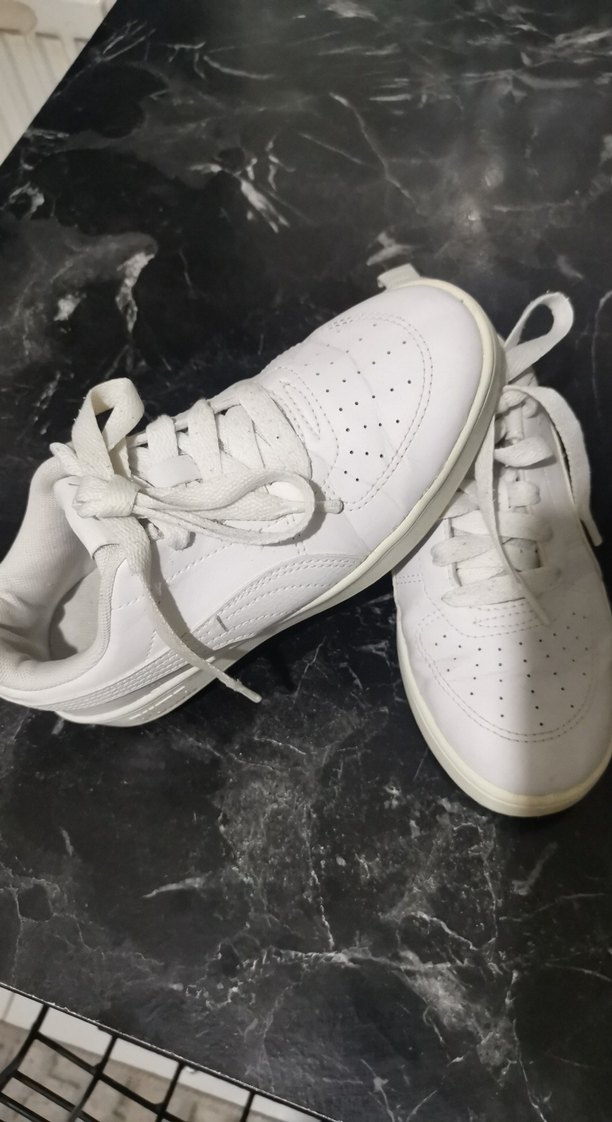 Beyaz Bağcıklı kız çocuk Spor Ayakkabıl - Görsel 2