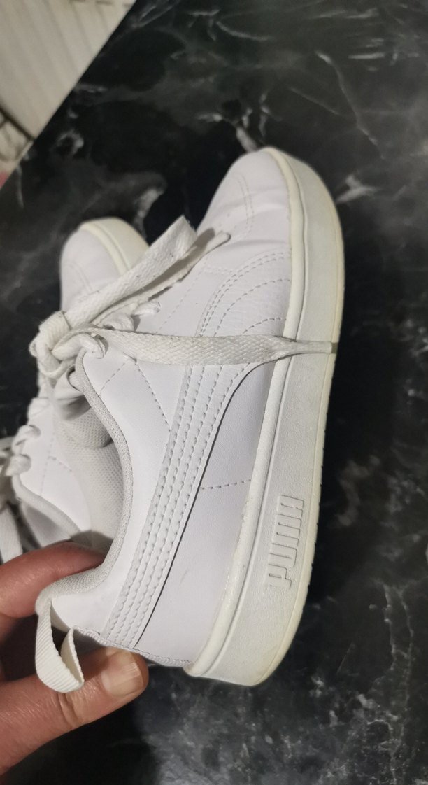 Beyaz Bağcıklı kız çocuk Spor Ayakkabıl - Görsel 3