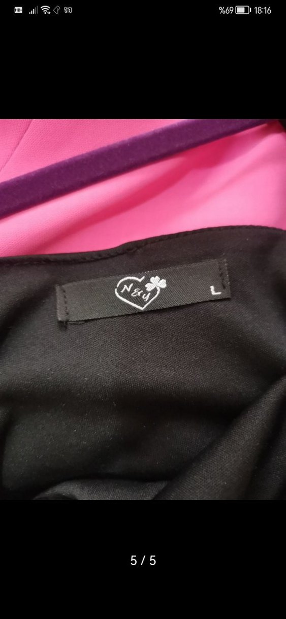 Siyah Fırfırlı Uzun Kollu Gotik Midi Elbise - Görsel 5