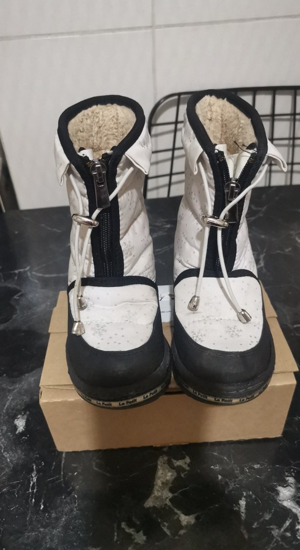 Kız Çocuk Beyaz Sokak Stili Botlar - Görsel 2