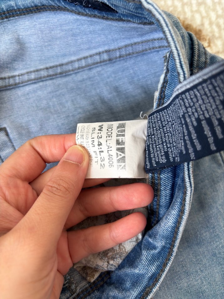 LUFİAN Mavi Denim Jean — görsel 4/4