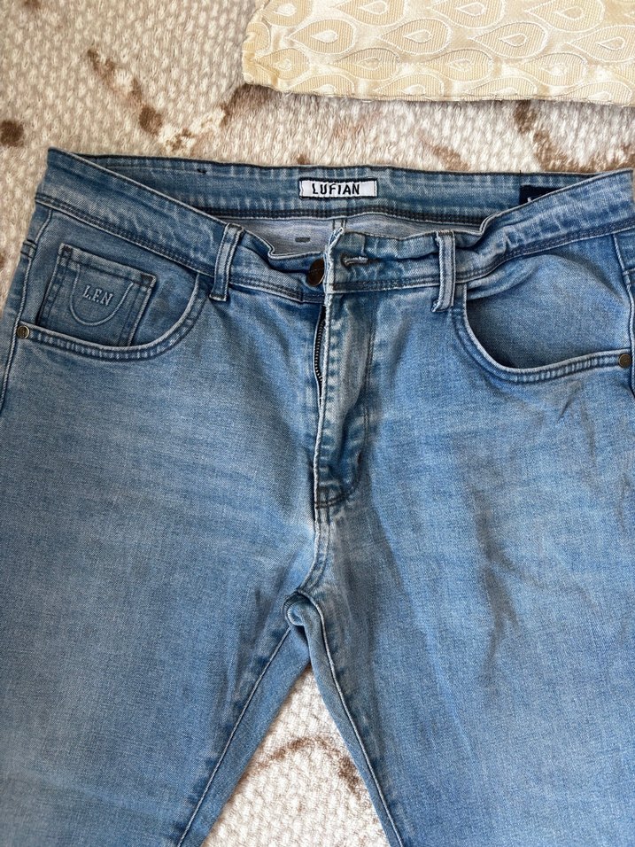 LUFİAN Mavi Denim Jean — görsel 3/4